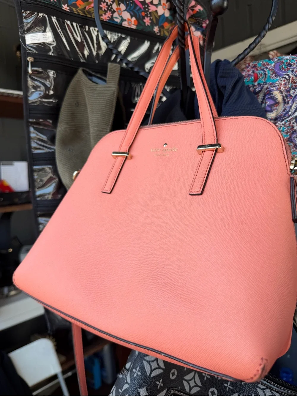 kate spade Coral Pink Dome Satchel
